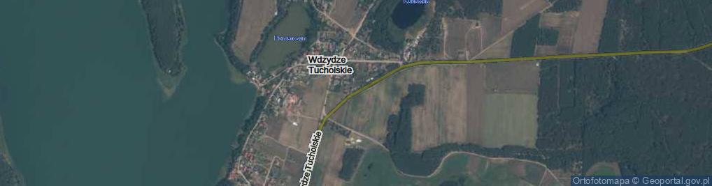 Zdjęcie satelitarne Wdzydze Tucholskie ul.